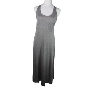 A.L.C. Racer Back Gray Sleeveless Maxi Dress Made in USA XS